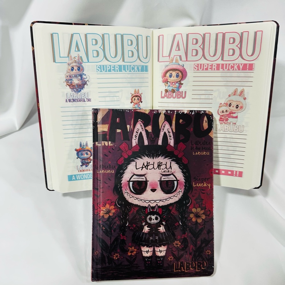 Labubu The Monsters Labubu & Tyco Hardcover 8x6 Notebook - Picture 3 of 7
